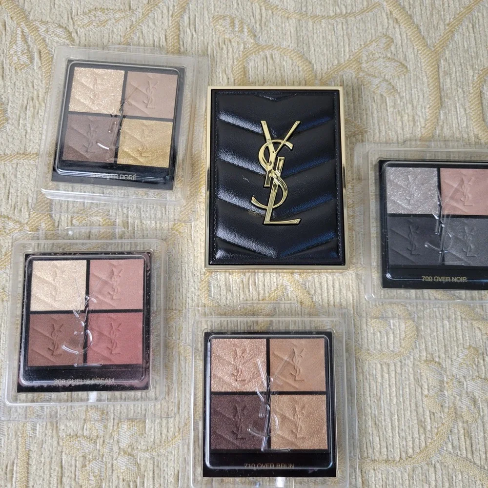 YSL Yves Saint Laurent Couture Mini Clutch Eyeshadow Quad Lot of 5 Pallets
